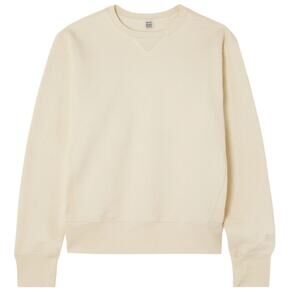 Toteme Organic Cotton Cream Crewneck Sweatshirt Size M